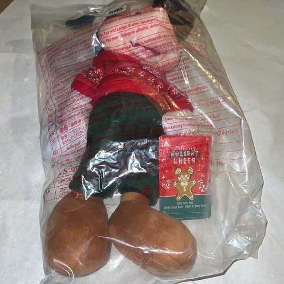 Disney Mickey Mouse Holiday Plush – Medium 16 1/4'' - Picture 7 of 8